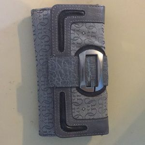 Grey Guess Brand Wallet